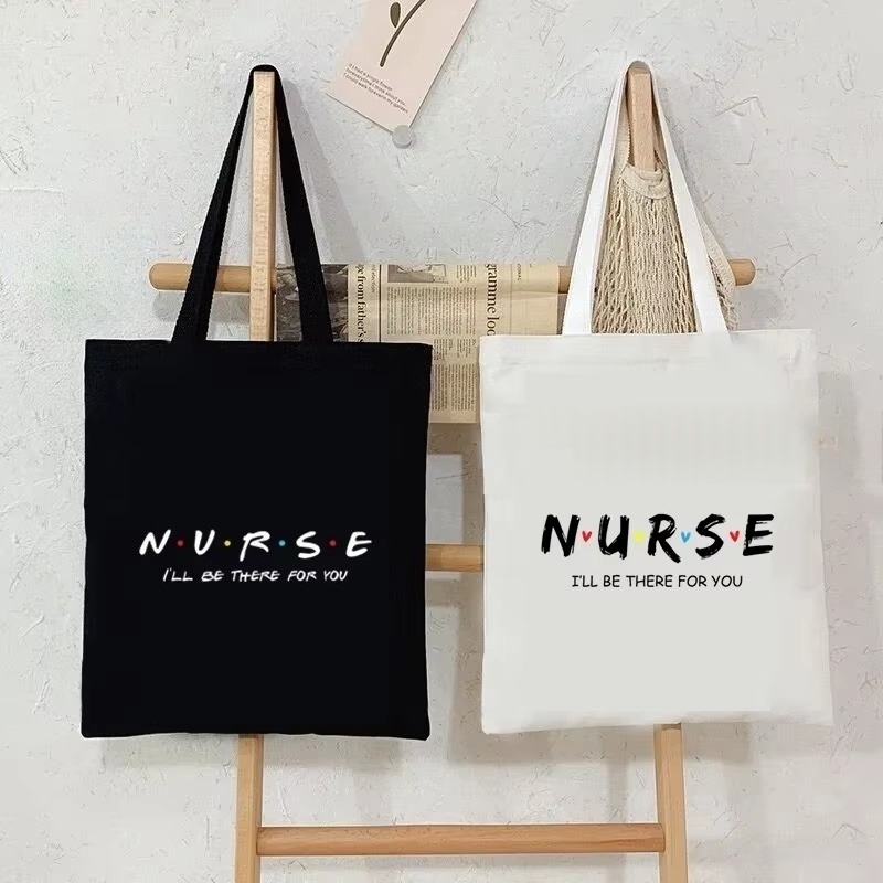 Tote Bag Canvas Print - ナースキャンバストートバッグ レディース フレンズTV番組ショッピングバッグ ナース「I'll Be There