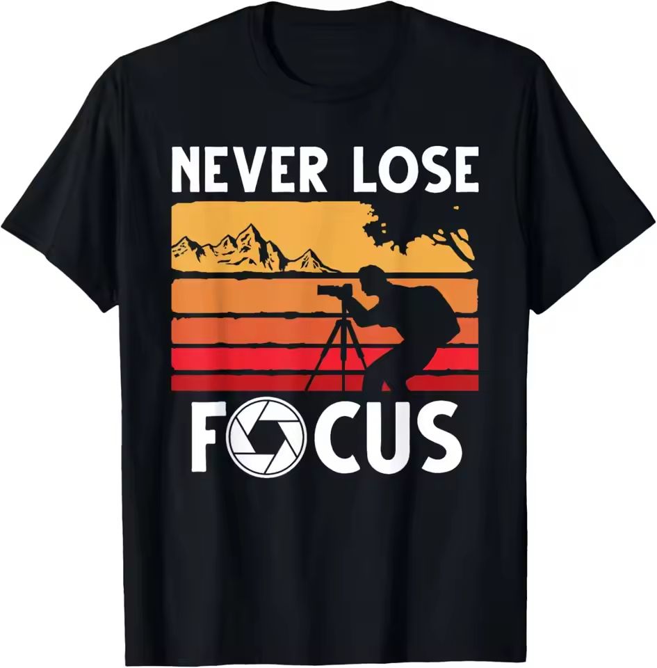 Street Fashion Photographers - クールな写真アート、男女写真家柄プリントトップス、写真愛好家向けTシャツ、カジュアルストリートウェア