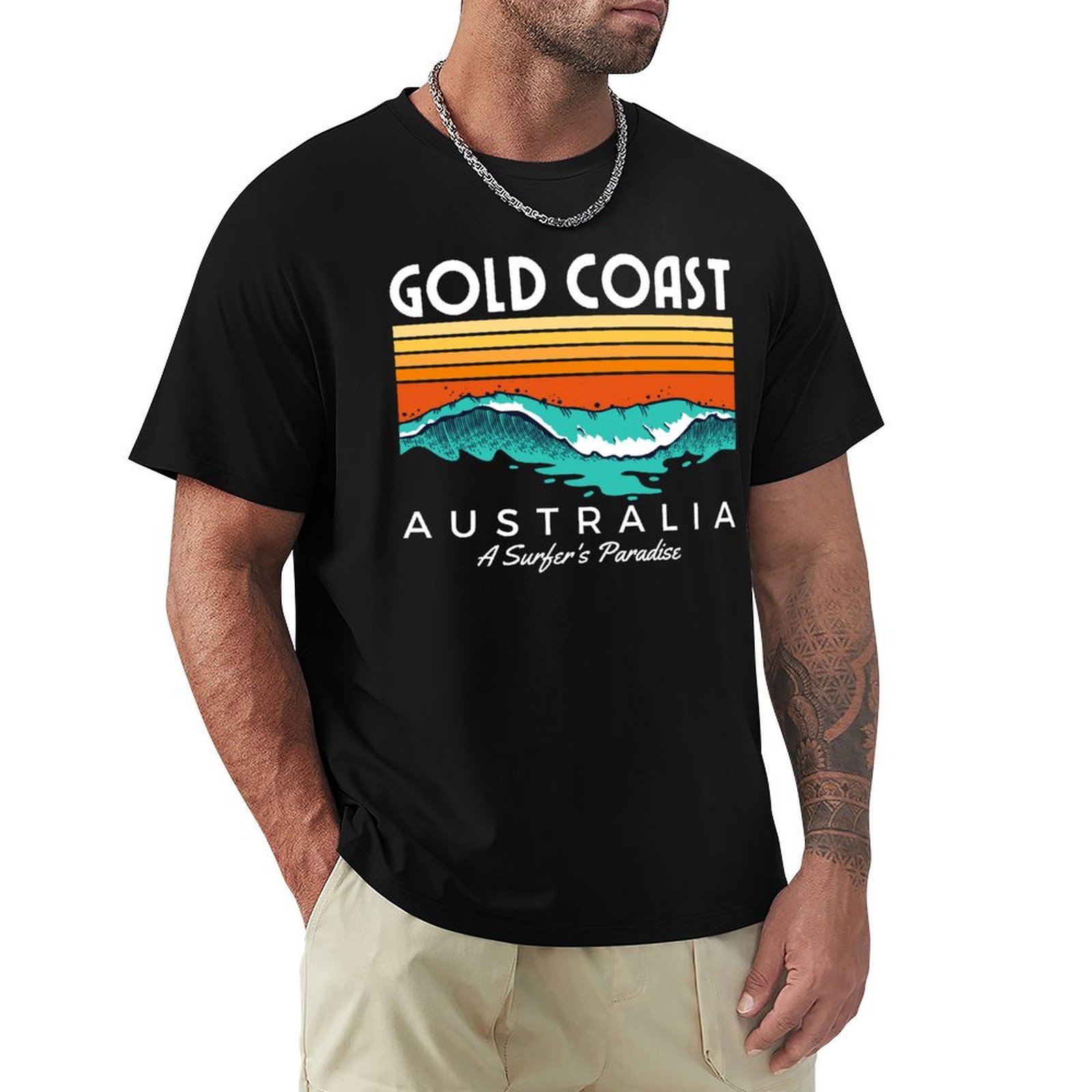 Street Fashion Australia - ゴールドコースト オーストラリア サーファーズパラダイス Tシャツ ストリートファッション カジュアルTシャツ