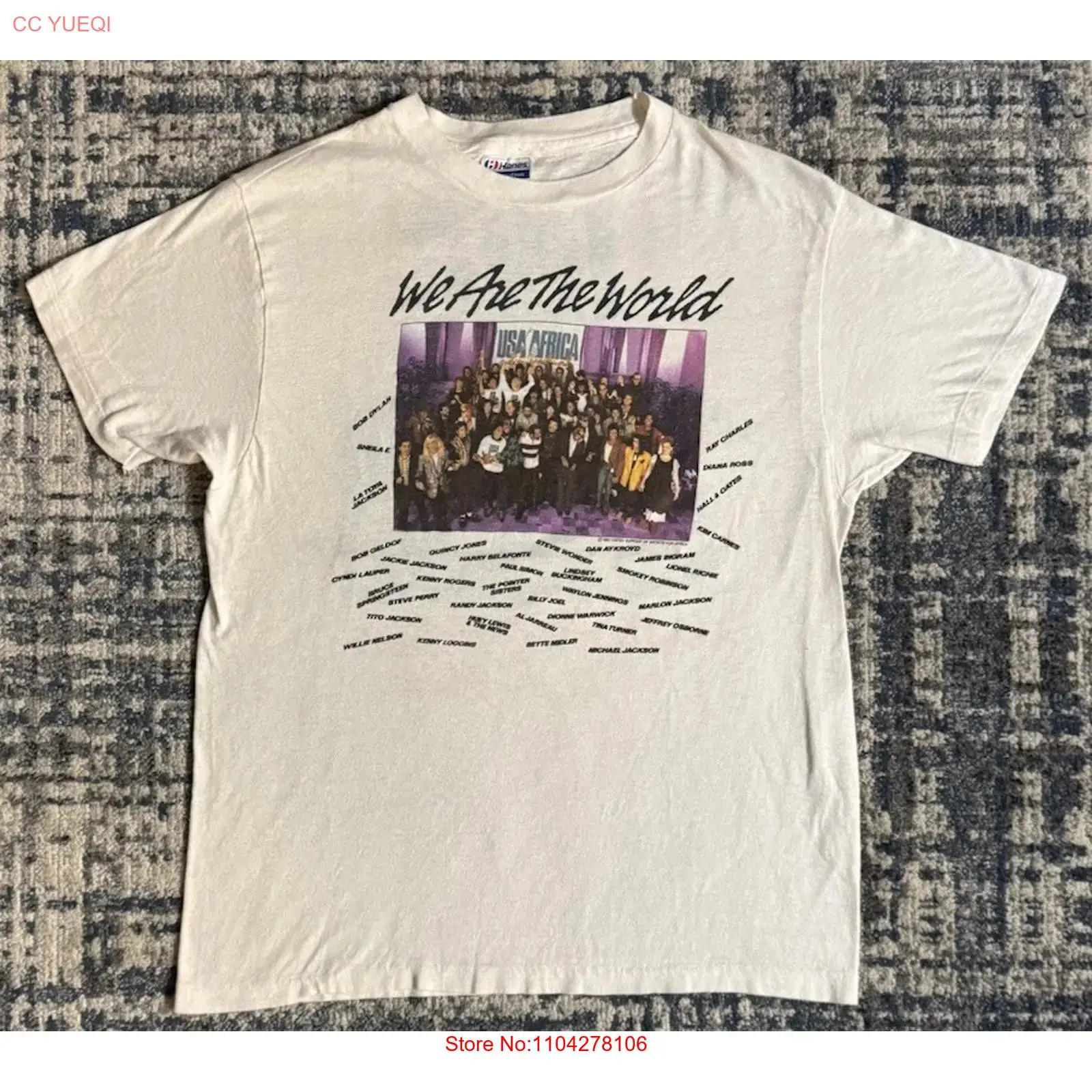 Street Fashion Mood - ヴィンテージ 1985 We Are The World