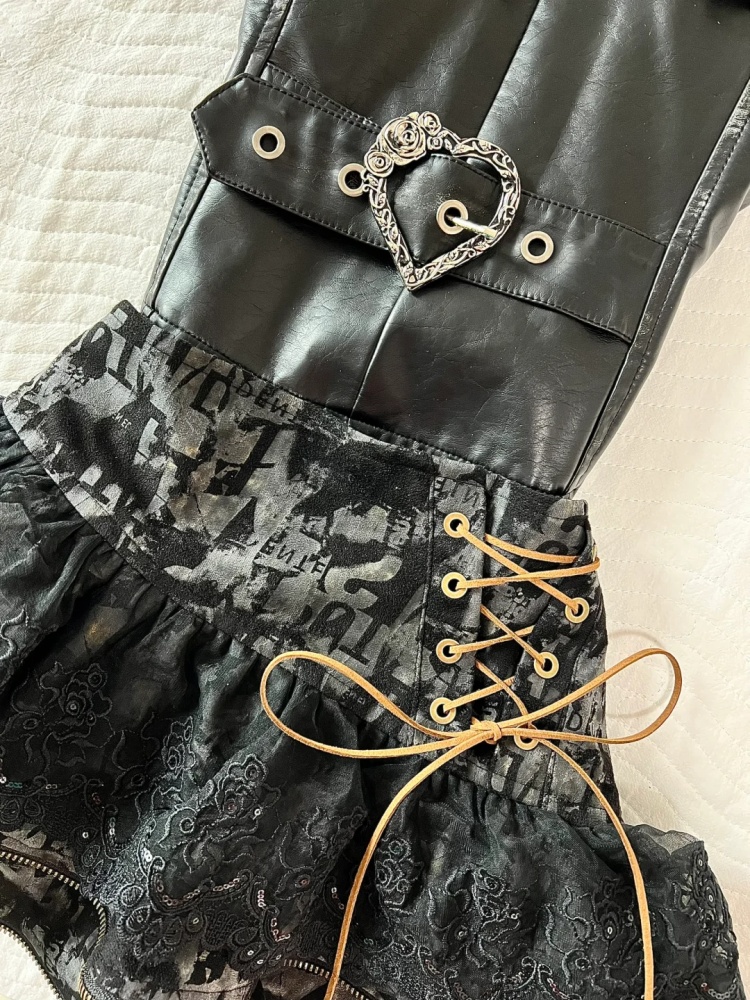 パンクゴシックヴィンテージ レディース ツーピースセット Y - Street Fashion News のレビューと価格