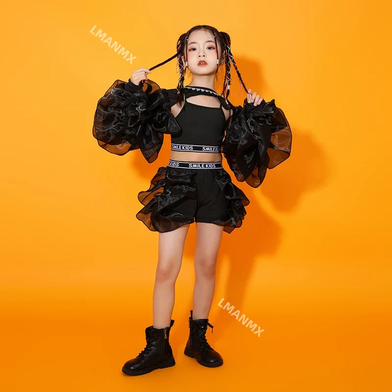 女の子のためのストリートダンスコスチューム,ジャズステージパ - Street Fashion Model のレビューと価格