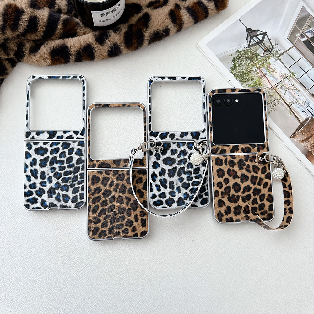 ヒョウ柄折りたたみフリップ電話ケース Motorola Ra - Street Fashion Vintage のレビューと価格