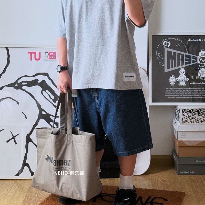 NEIGHBORHOOD スタイル レタープリント 防水キャ - Tote Bag Canvas Print のレビューと価格