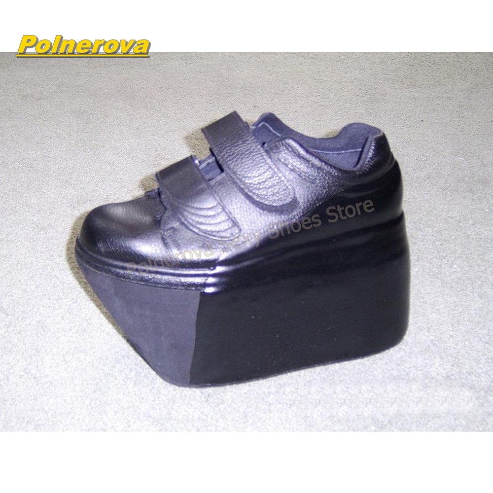 フックアンドループマットウェッジプラットフォームスニーカー  - Street Fashion Vintage のレビューと価格