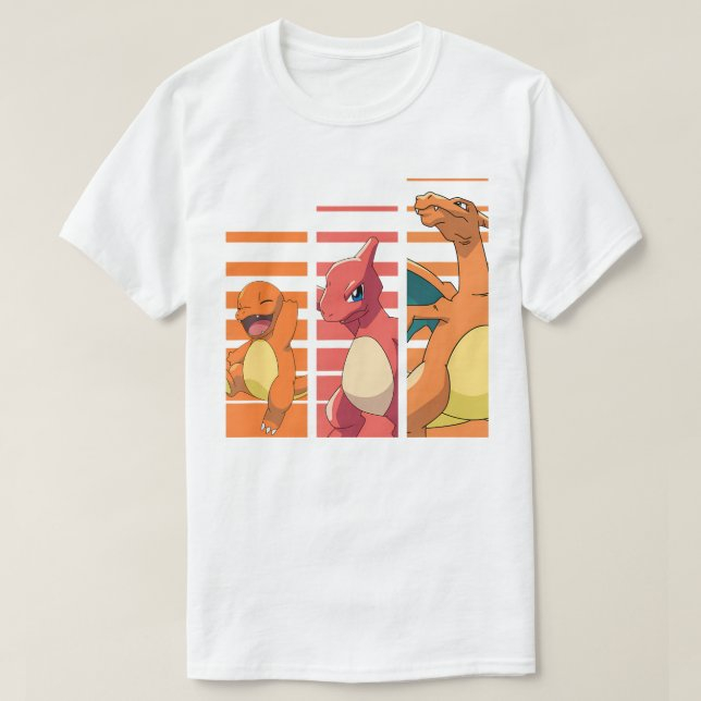 ポケモンヒトカゲ進化プリント Tシャツコットン Tシャツメン - Street Fashion Evolution のレビューと価格