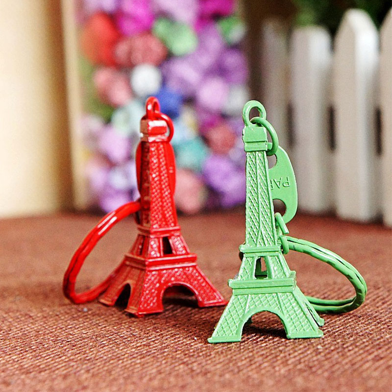 ミニエッフェル塔キーホルダー,キャンディーカラーのキーホルダ - Street Fashion In Paris のレビューと価格