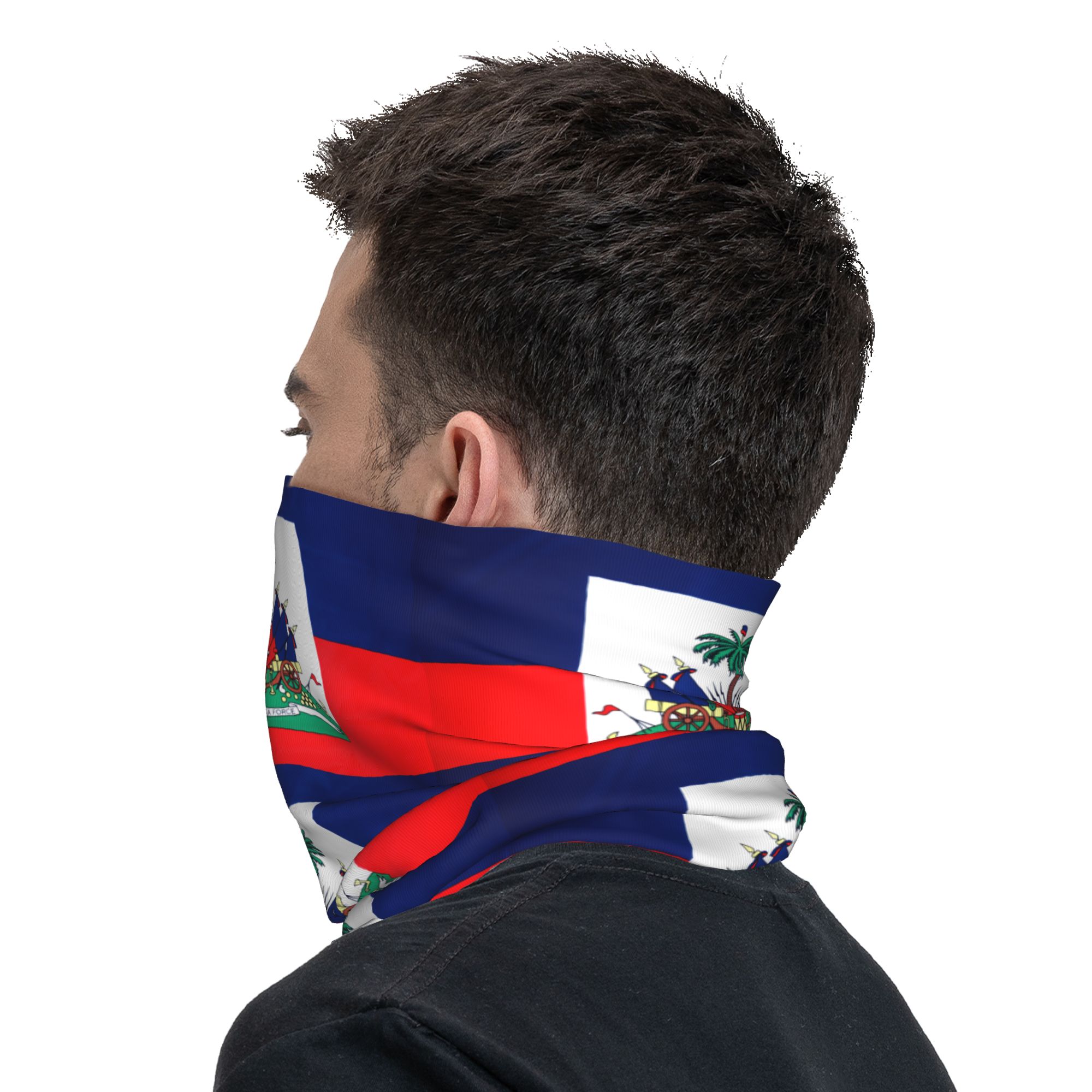 アウトドアスポーツバラクラバハイチ国旗自転車マスクソフトバイ - Balaclava Face Mask のレビューと価格