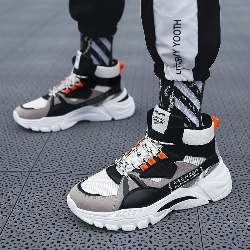 Hightop夏男性のスポーツの靴の男ランニングシューズ男性 - Street Fashion Official のレビューと価格