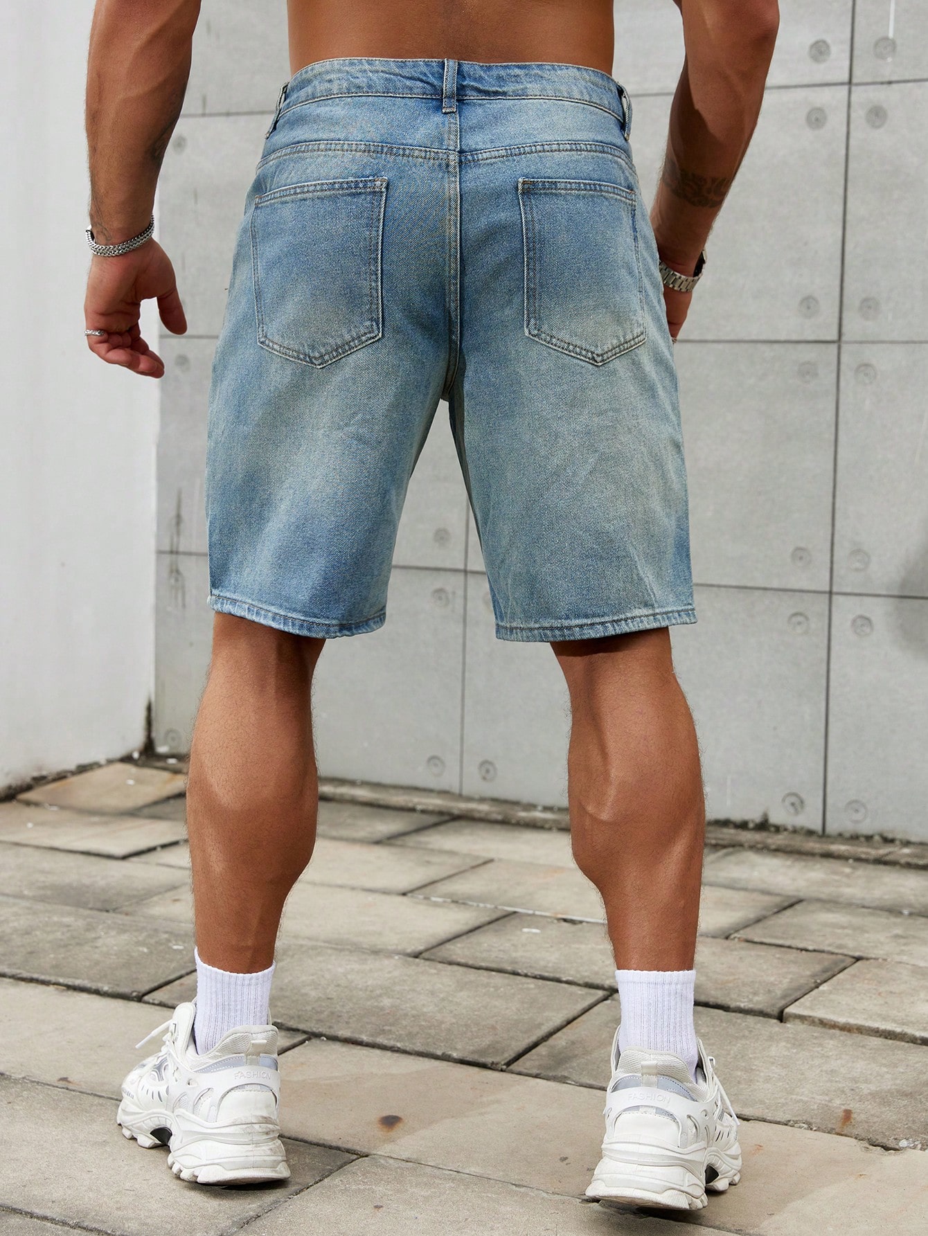 メンズショートジーンズ,メンズストリートウェア,通気性デニム - Street Fashion News のレビューと価格