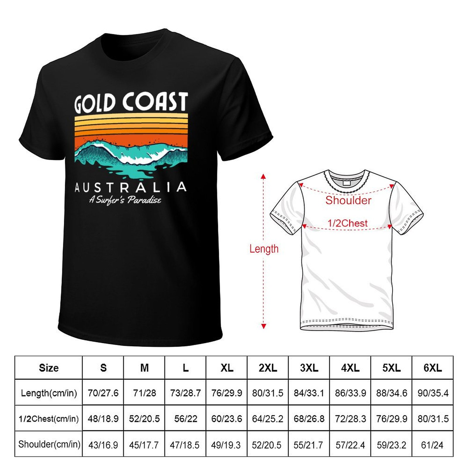 ゴールドコースト オーストラリア サーファーズパラダイス T - Street Fashion Australia のレビューと価格