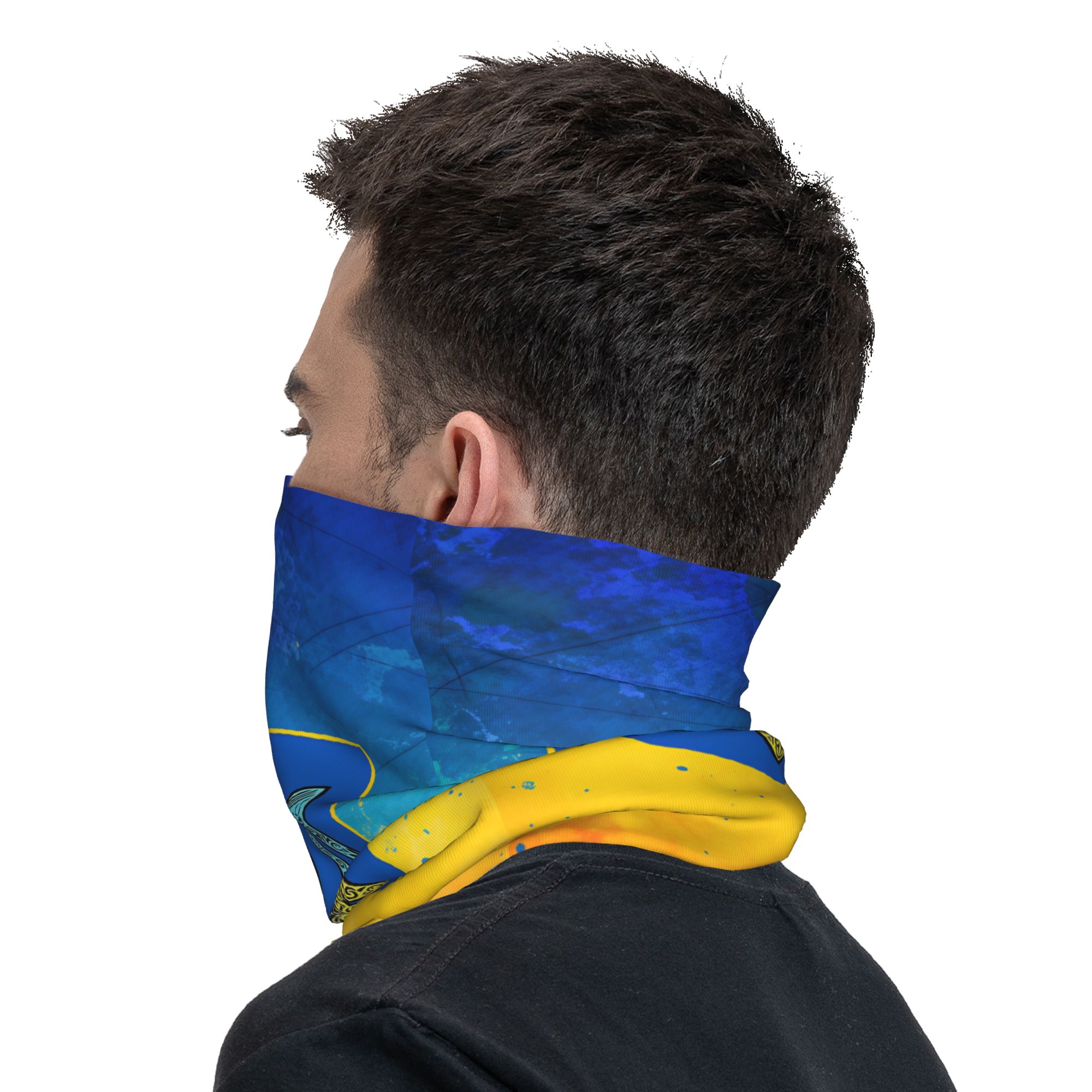 ウクライナの三色エンブレムバラクラバアウトドアスポーツ自転車 - Balaclava Face Mask のレビューと価格