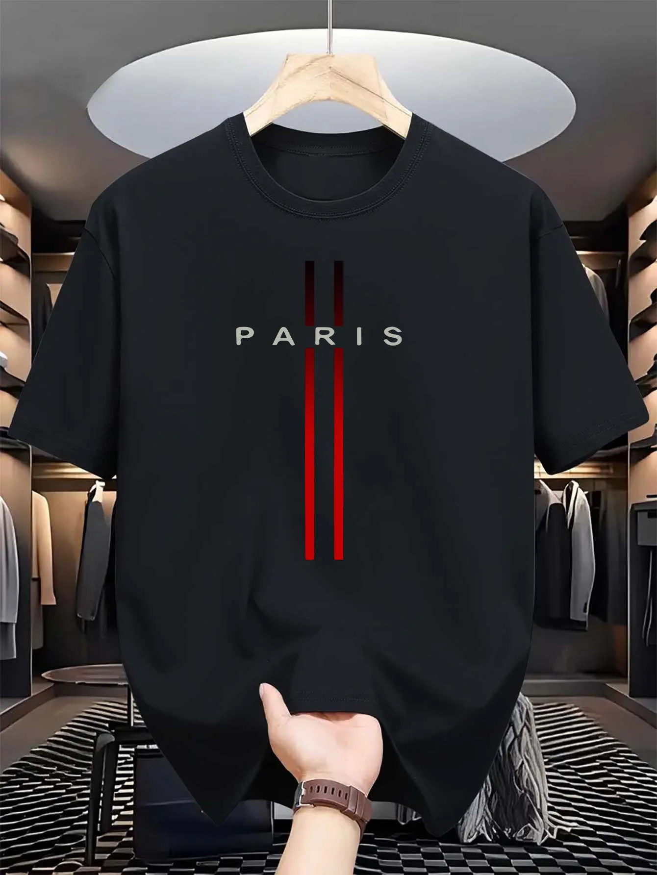 メンズ 100% 純綿 夏 カジュアル ルーズ ファッション - Street Fashion In Paris のレビューと価格