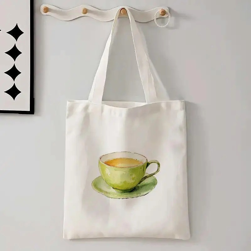 パンジャムラインアートキャンバストートバッグミニマリストフー - Tote Bag Canvas Print のレビューと価格
