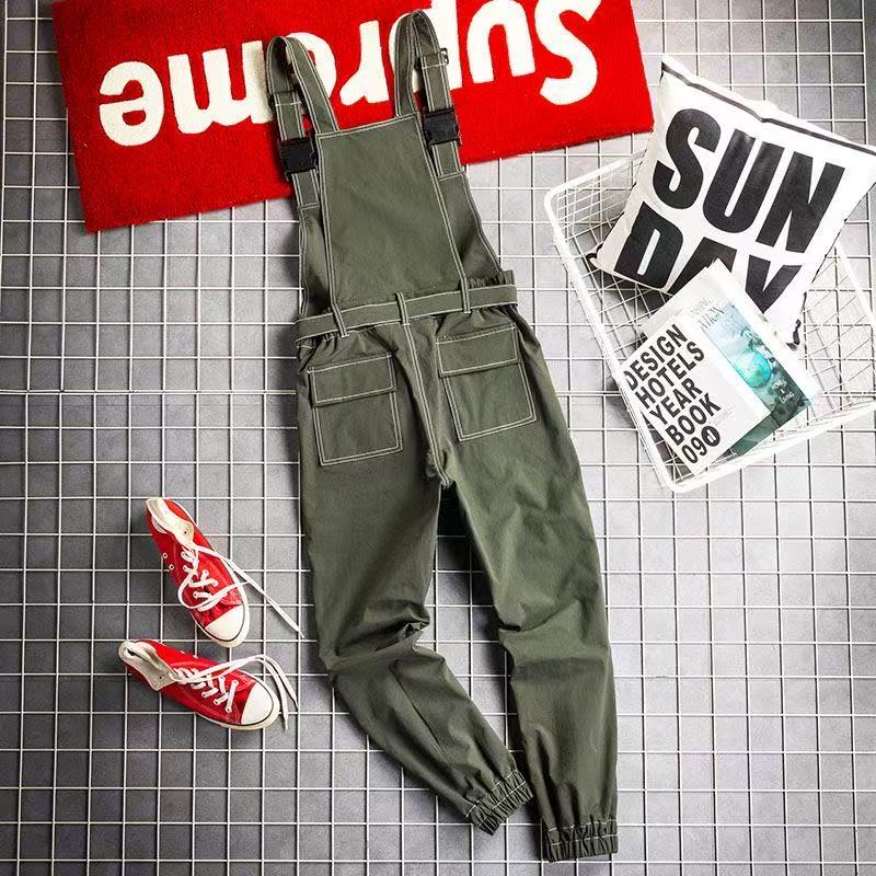 メンズ2026新作カーゴオーバーオールジャンプスーツカジュア - Street Fashion News のレビューと価格