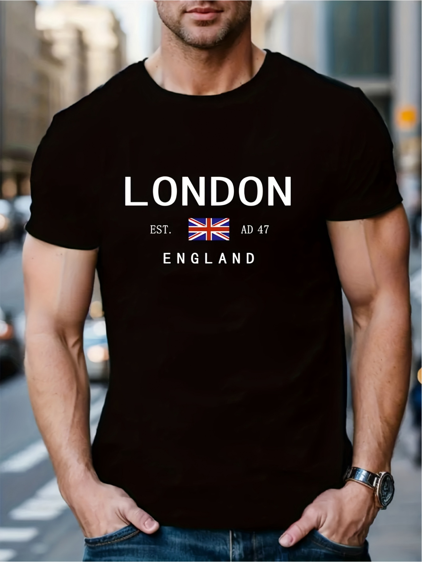 ロンドンイングランドプリント男性女性 Tシャツスポーツストリ - Street Fashion In London のレビューと価格