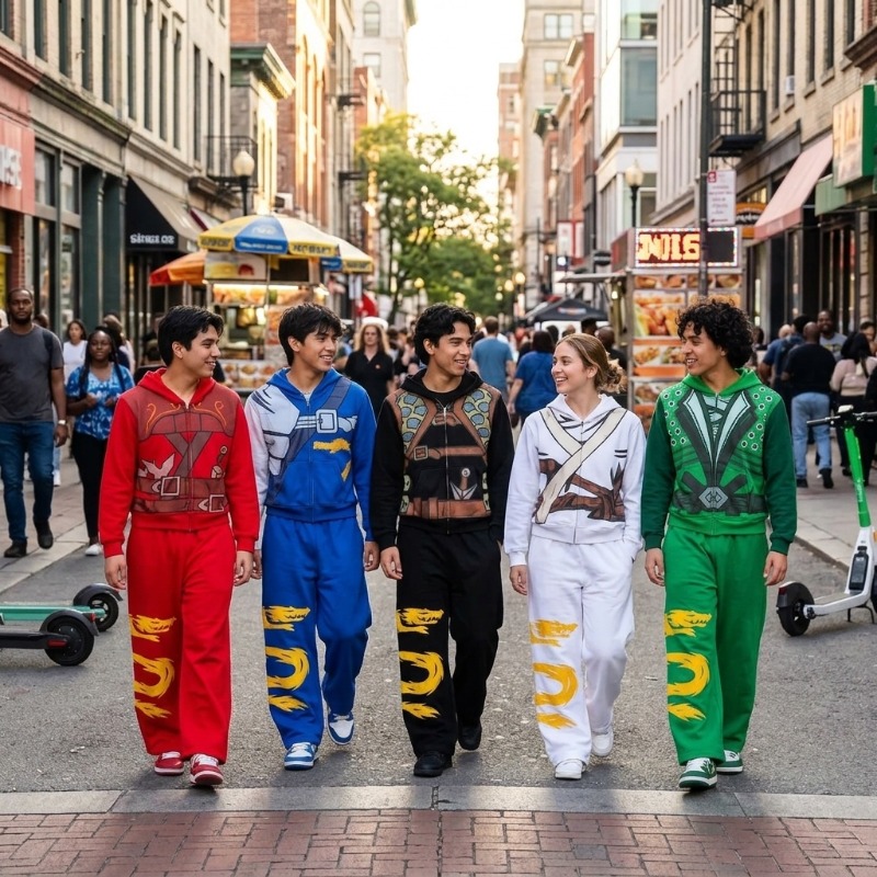 忍者戦士アーマーフーディーセット メンズ ドラゴングラフィッ - Street Fashion For Man のレビューと価格