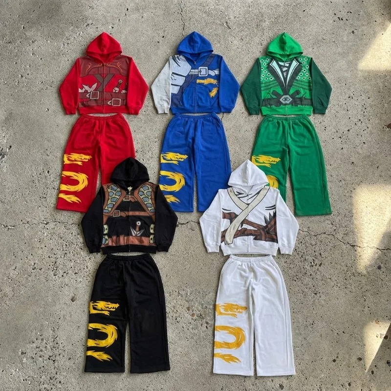 忍者戦士アーマーフーディーセット メンズ ドラゴングラフィッ - Street Fashion For Man のレビューと価格