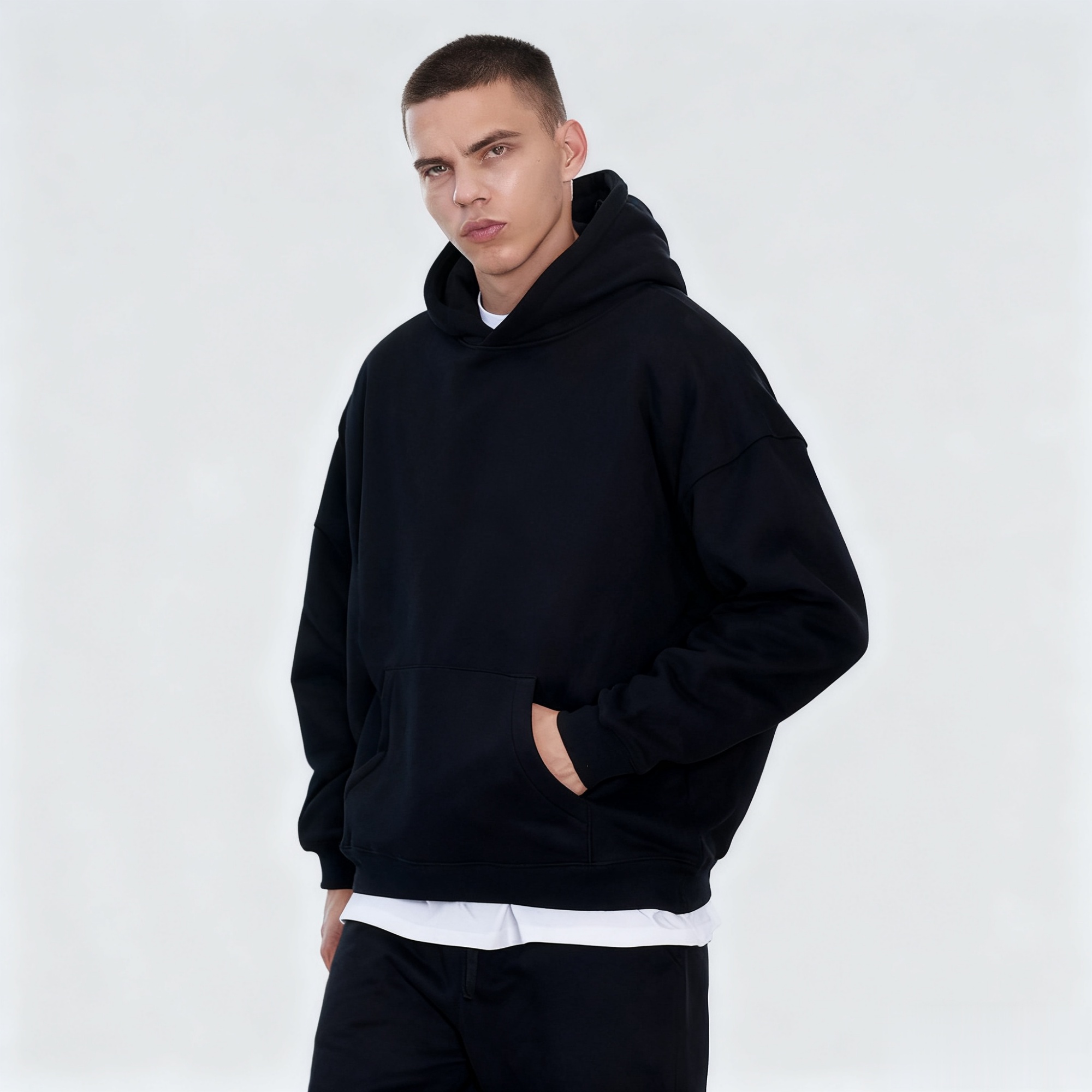 ポケモンアニメリオル進化プリント純綿パーカー男性と女性特大フ - Street Fashion Evolution のレビューと価格