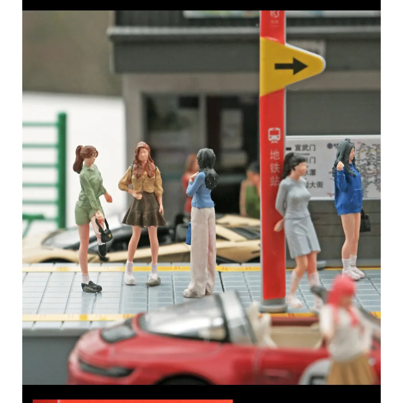 1:64 モデルミニチュア DIY シーンアクセサリーファッ - Street Fashion Photographers のレビューと価格