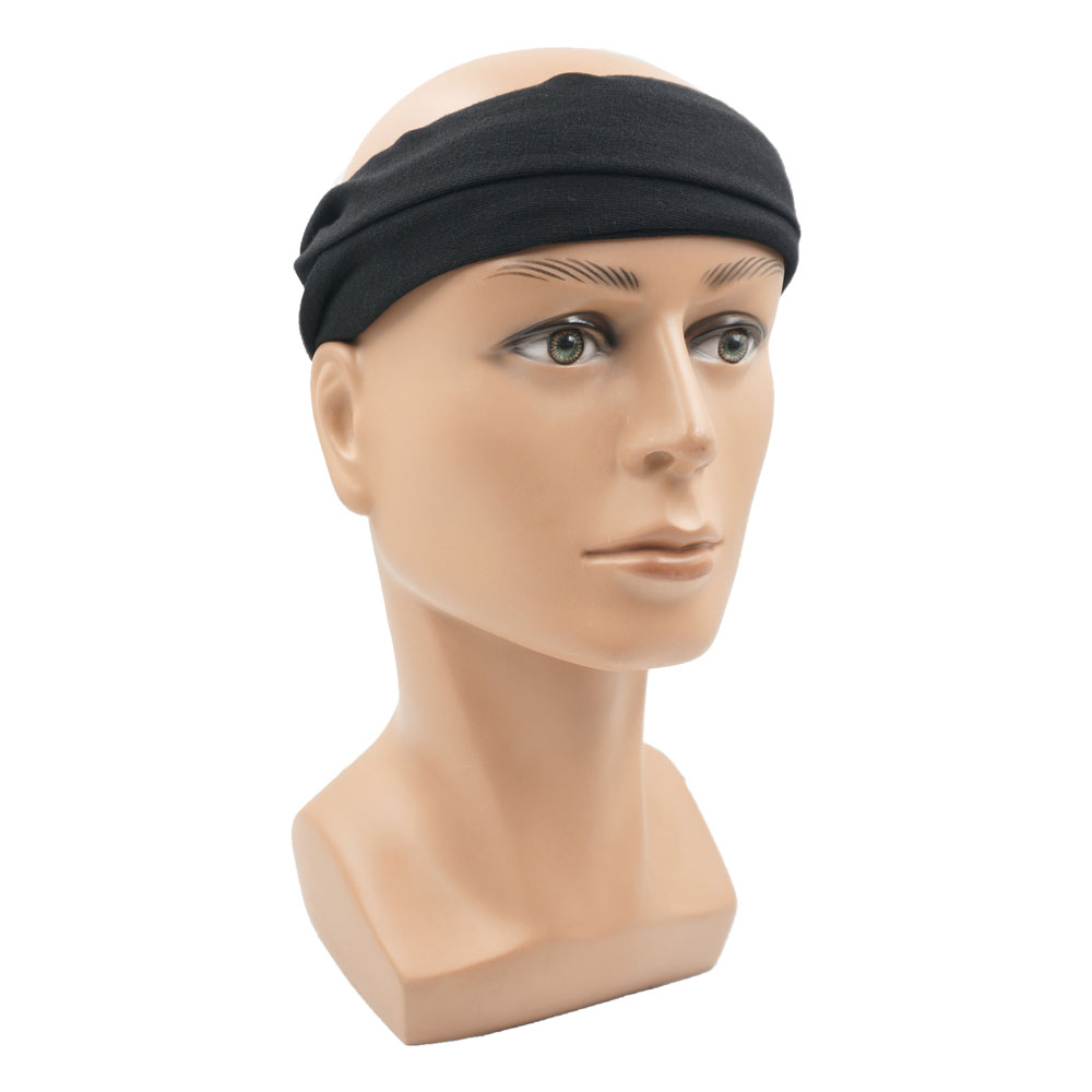 シームレスな無地バンダナ男性女性黒赤グレーヘッドバンドスカー - Balaclava Face Mask のレビューと価格