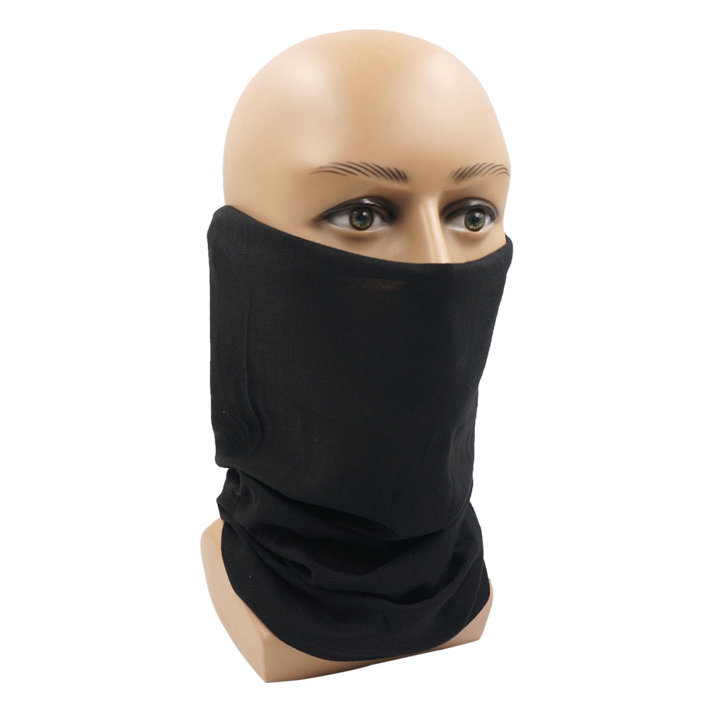 シームレスな無地バンダナ男性女性黒赤グレーヘッドバンドスカー - Balaclava Face Mask のレビューと価格