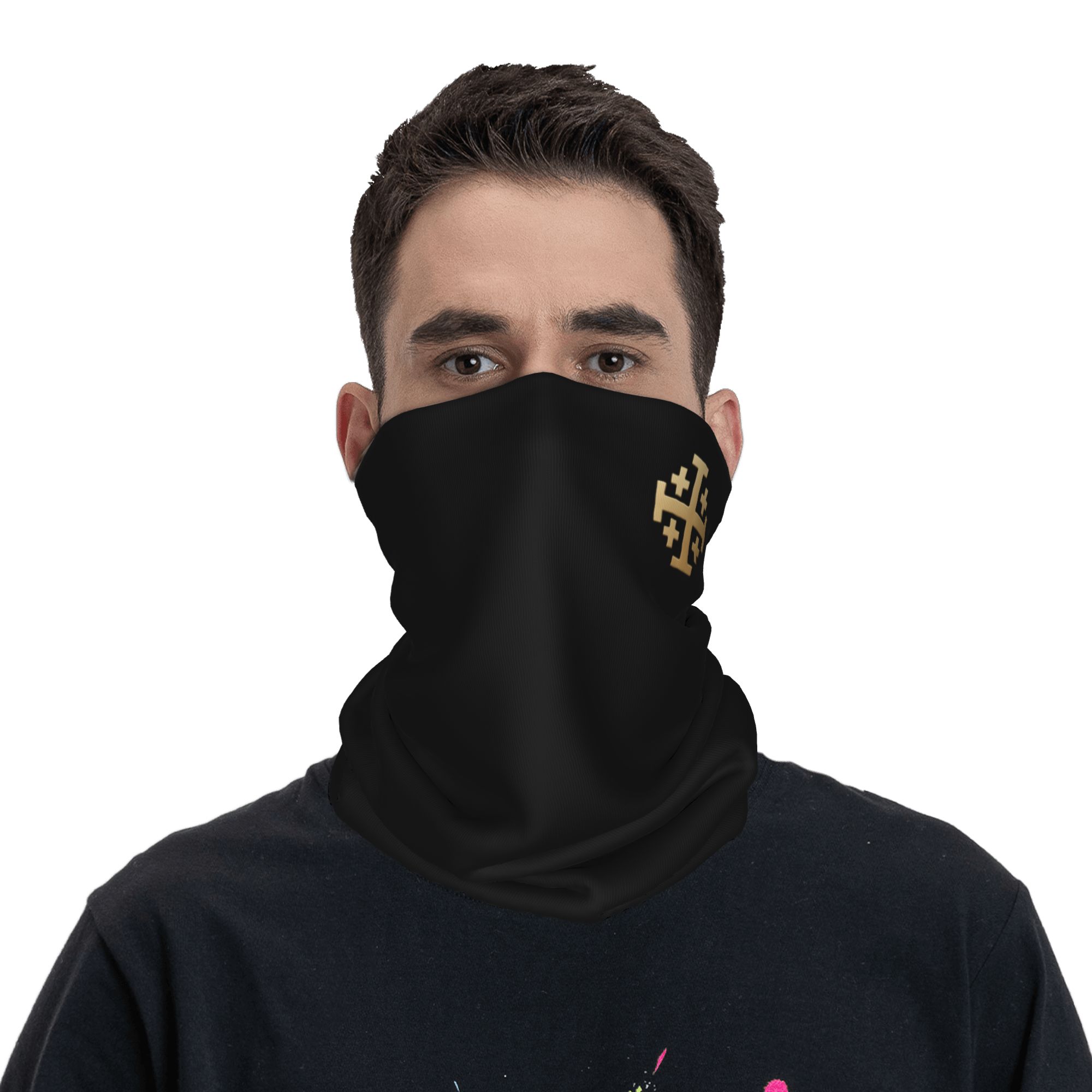 騎士エルサレムクロスクリスチャンバンダナネックカバープリント - Balaclava Face Mask のレビューと価格