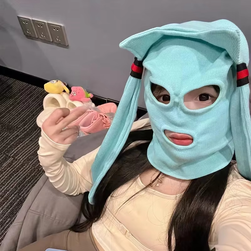 熱い販売初音ミク目出し帽マスクソフト通気性生地アニメテーマフ - Street Fashion Model のレビューと価格