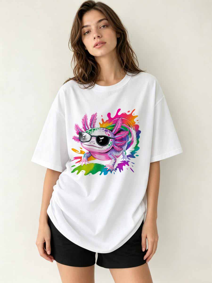 Tシャツ 冬用 厚手のコットン生地 テクスチャード加工 ナイ - Street Fashion Events のレビューと価格