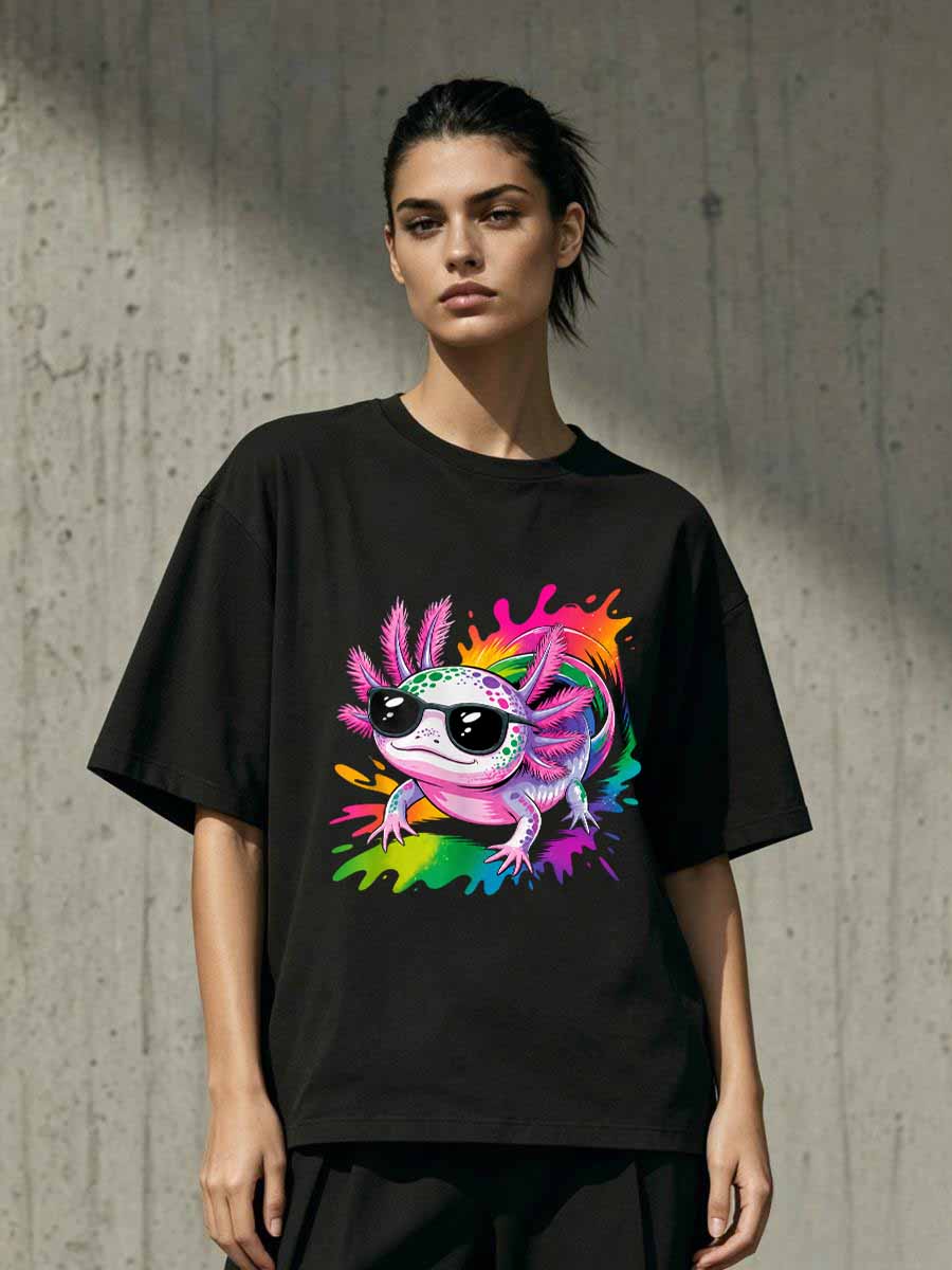 Tシャツ 冬用 厚手のコットン生地 テクスチャード加工 ナイ - Street Fashion Events のレビューと価格