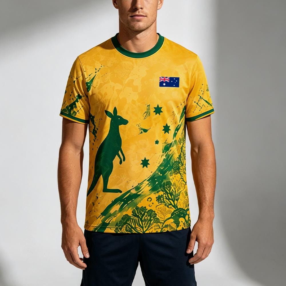 2026年ニューオーストラリア国旗プリントジャージーカンガル - Street Fashion Australia のレビューと価格