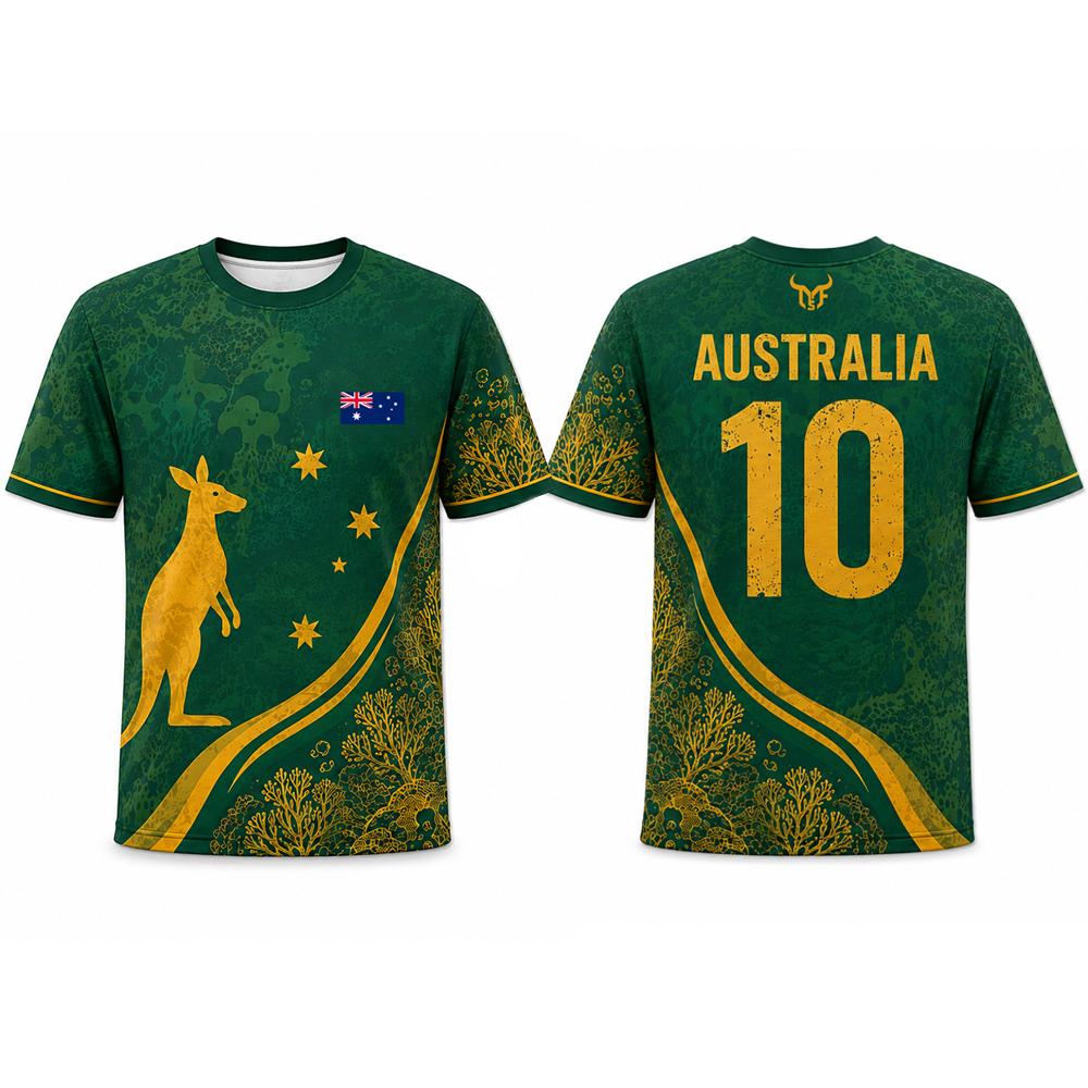 2026年ニューオーストラリア国旗プリントジャージーカンガル - Street Fashion Australia のレビューと価格
