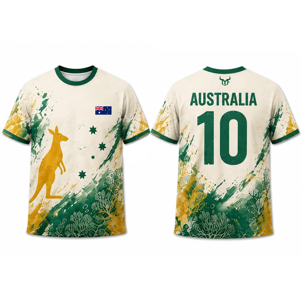 2026年ニューオーストラリア国旗プリントジャージーカンガル - Street Fashion Australia のレビューと価格