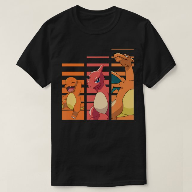 ポケモンヒトカゲ進化プリント Tシャツコットン Tシャツメン - Street Fashion Evolution のレビューと価格