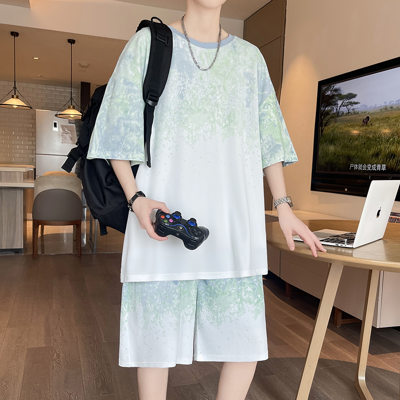 【トップ5点パンツ】メンズTシャツセット新しい夏のファッショ - Street Fashion For Man のレビューと価格