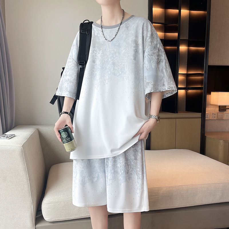 【トップ5点パンツ】メンズTシャツセット新しい夏のファッショ - Street Fashion For Man のレビューと価格