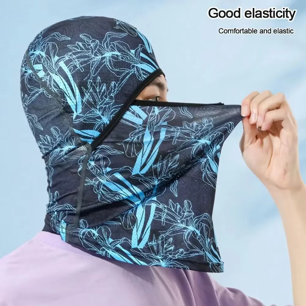 夏用クールバラクラバ アイスシルク サイクリング フルフェイ - Balaclava Face Mask のレビューと価格