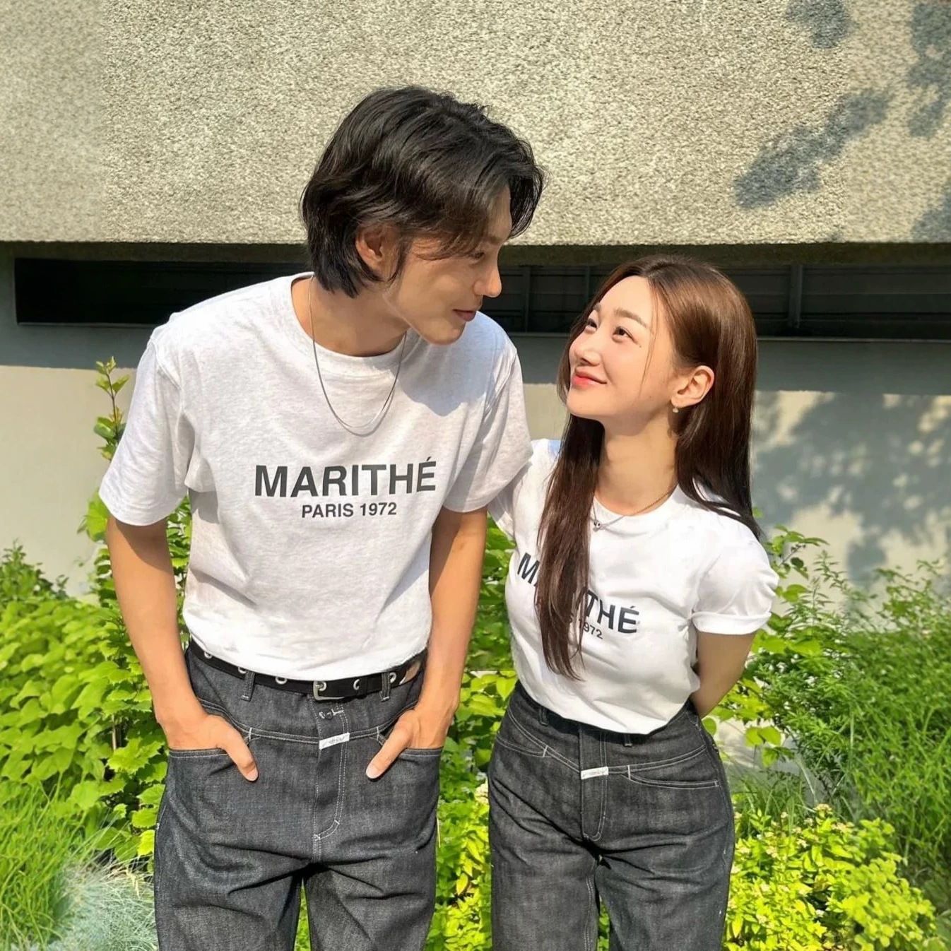 マリテパリ 1972 2026 夏カップルコットン Tシャツ - Street Fashion In Paris のレビューと価格